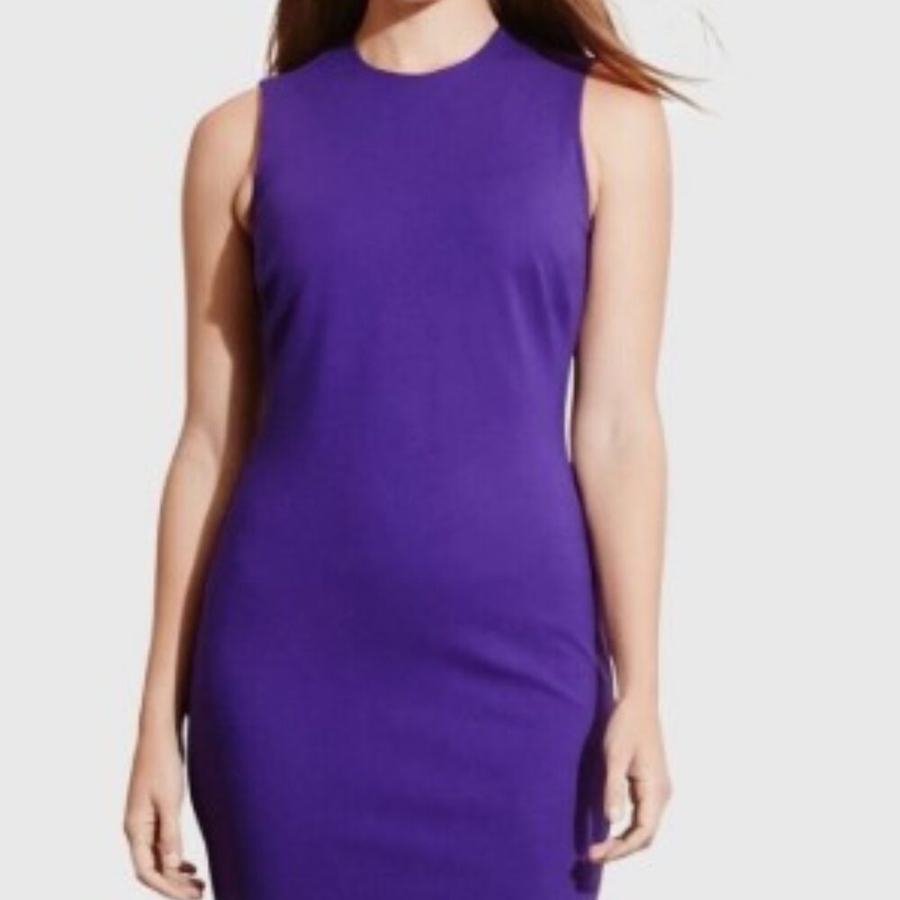Lauren Ralph Lauren Purple Midi Dress
